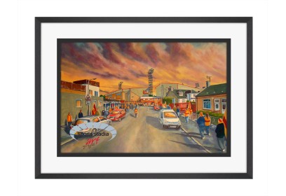 Fir Park Stadium 'Going to the Match' Fine Art Print - Motherwell FC